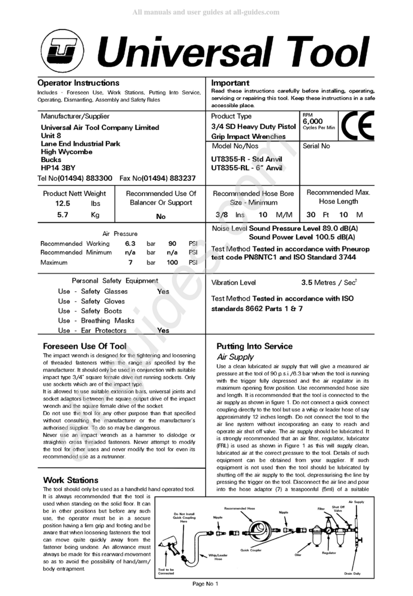 Universal Tool UT8355-RL quick start guide