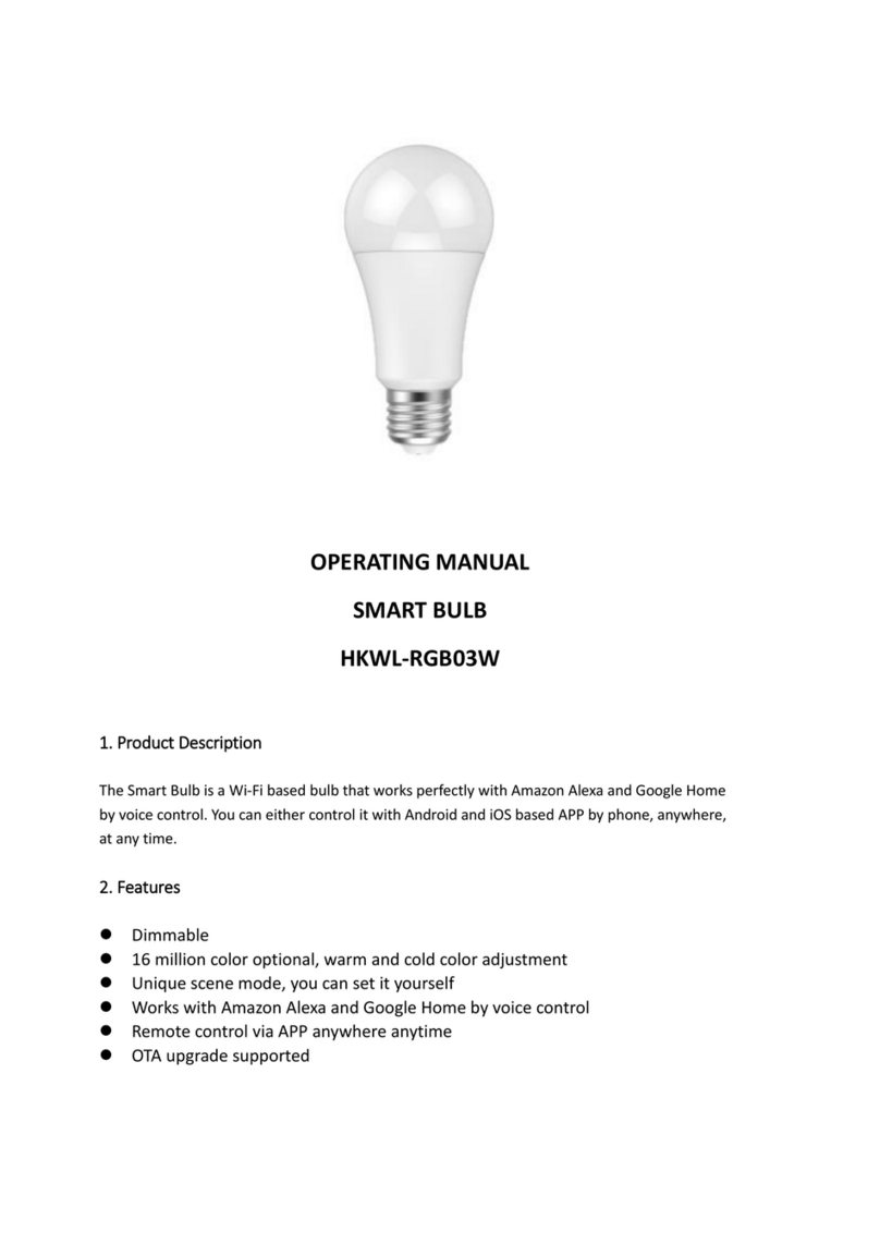 HANK Electronics HKWL-RGB03W operating manual