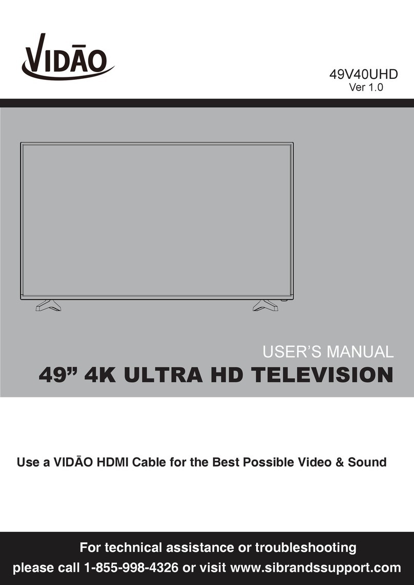 Vidao 49V40UHD User manual