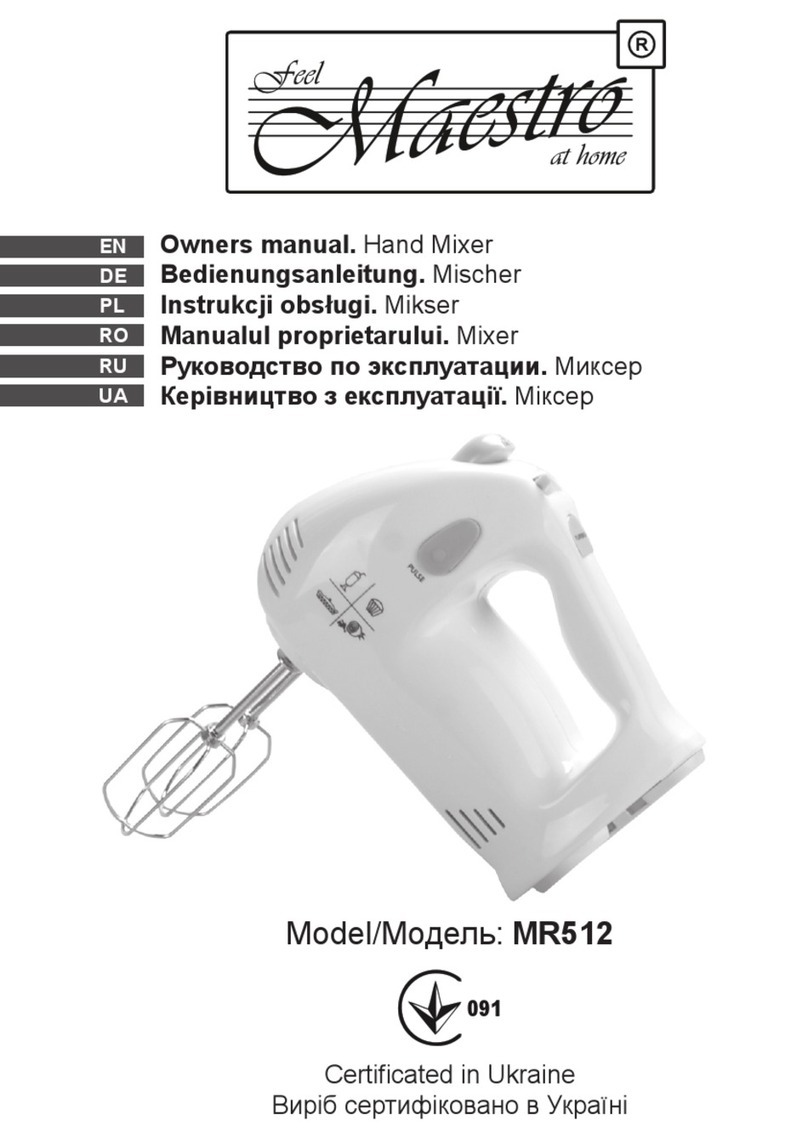 Maestro MR512 owner's manual