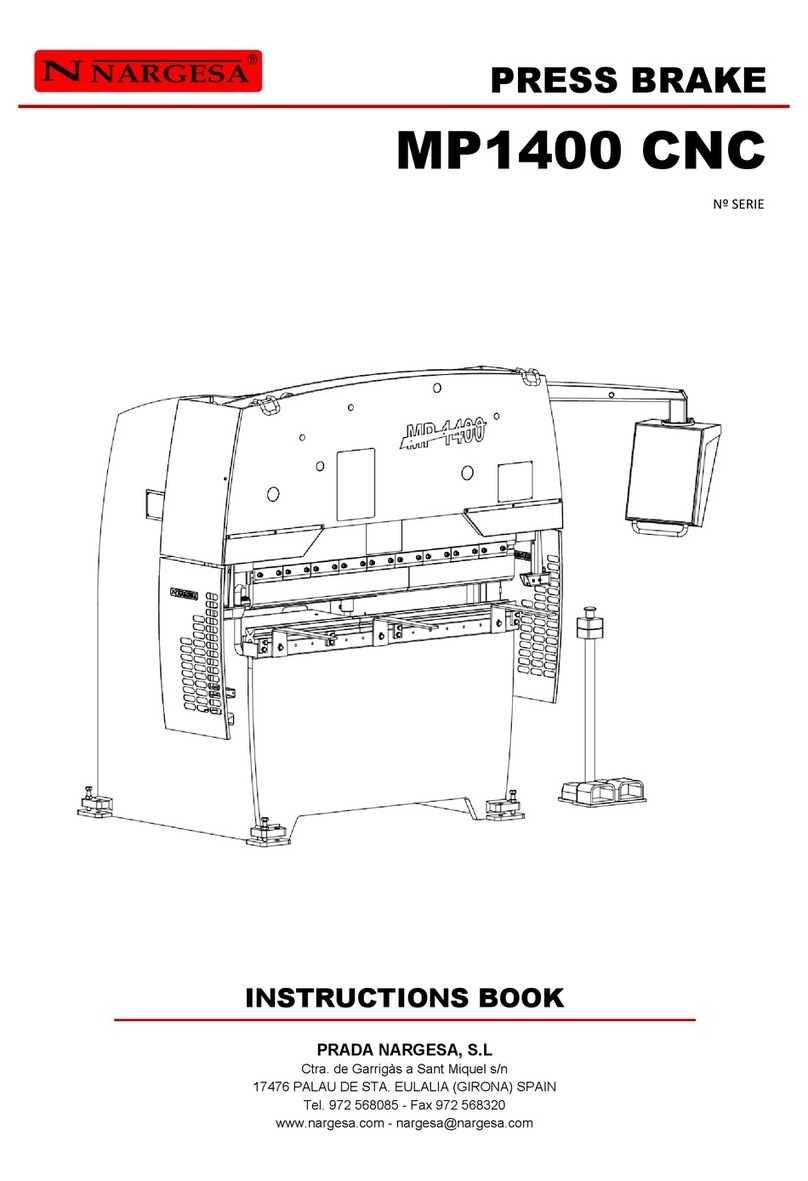 NARGESA MP1400 CNC Instruction booklet