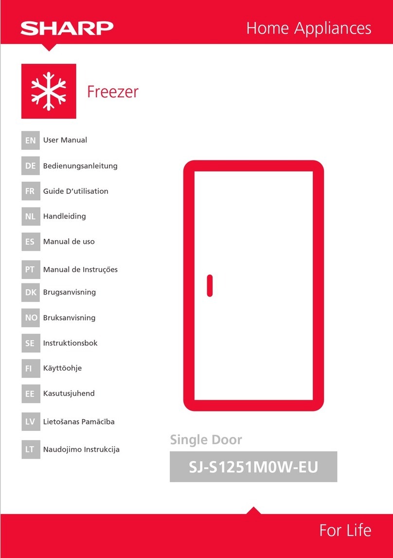 Sharp SJ-S1251M0W-EU User manual