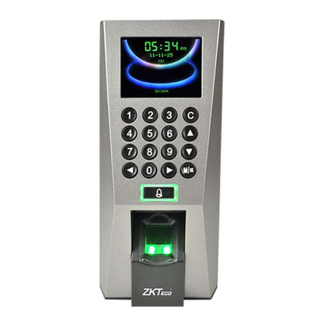 ZKTeco F18I User manual