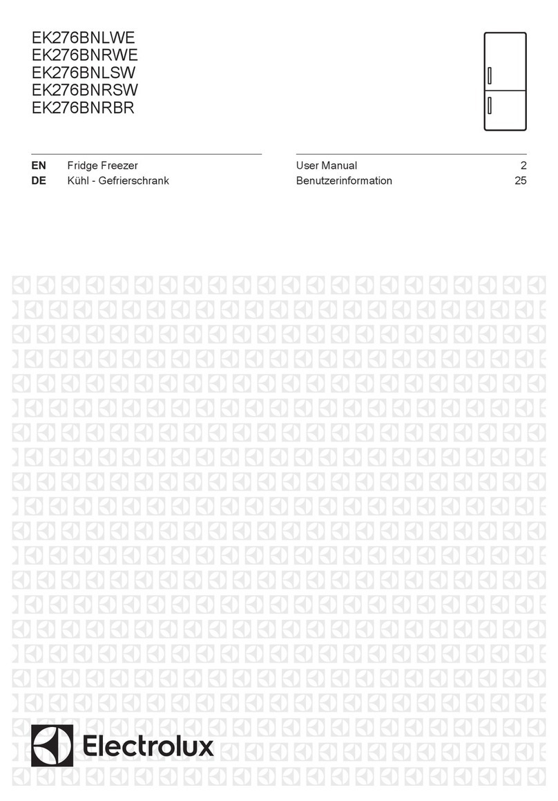 Electrolux EK276BNLWE User manual