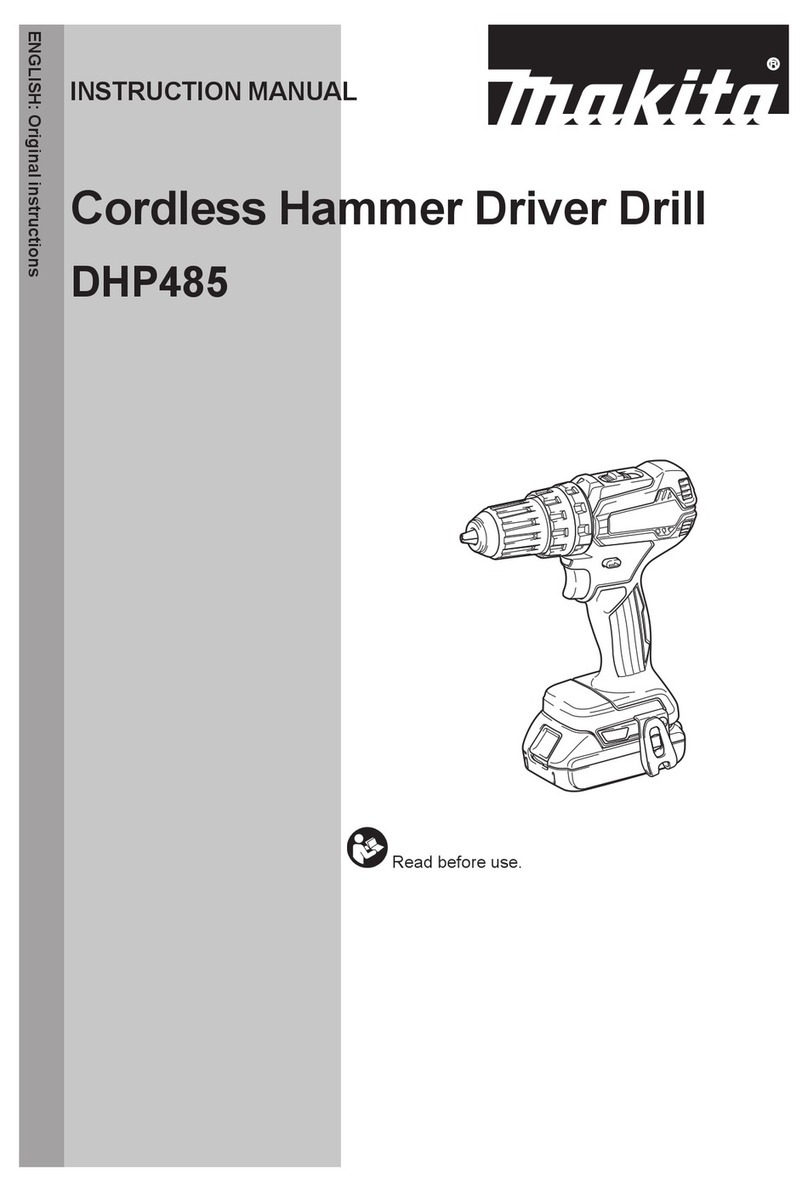 Makita DHP485STE instruction manual