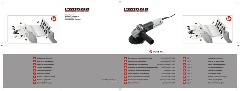Pattfield Ergo Tools PE-115WS User manual
