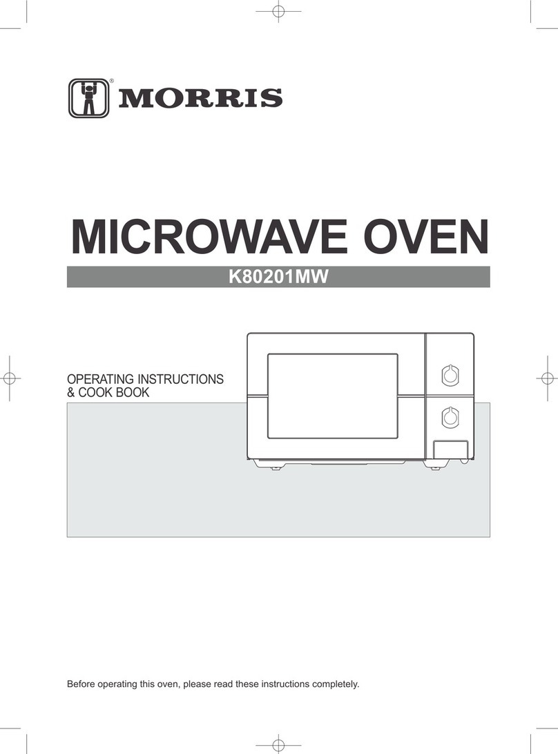 Morris K80201MW Operating instructions & cook book