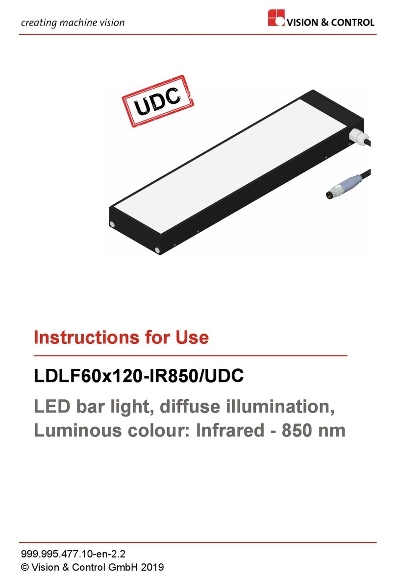 Vision & Control LDLF60x120-IR850/UDC installation guide