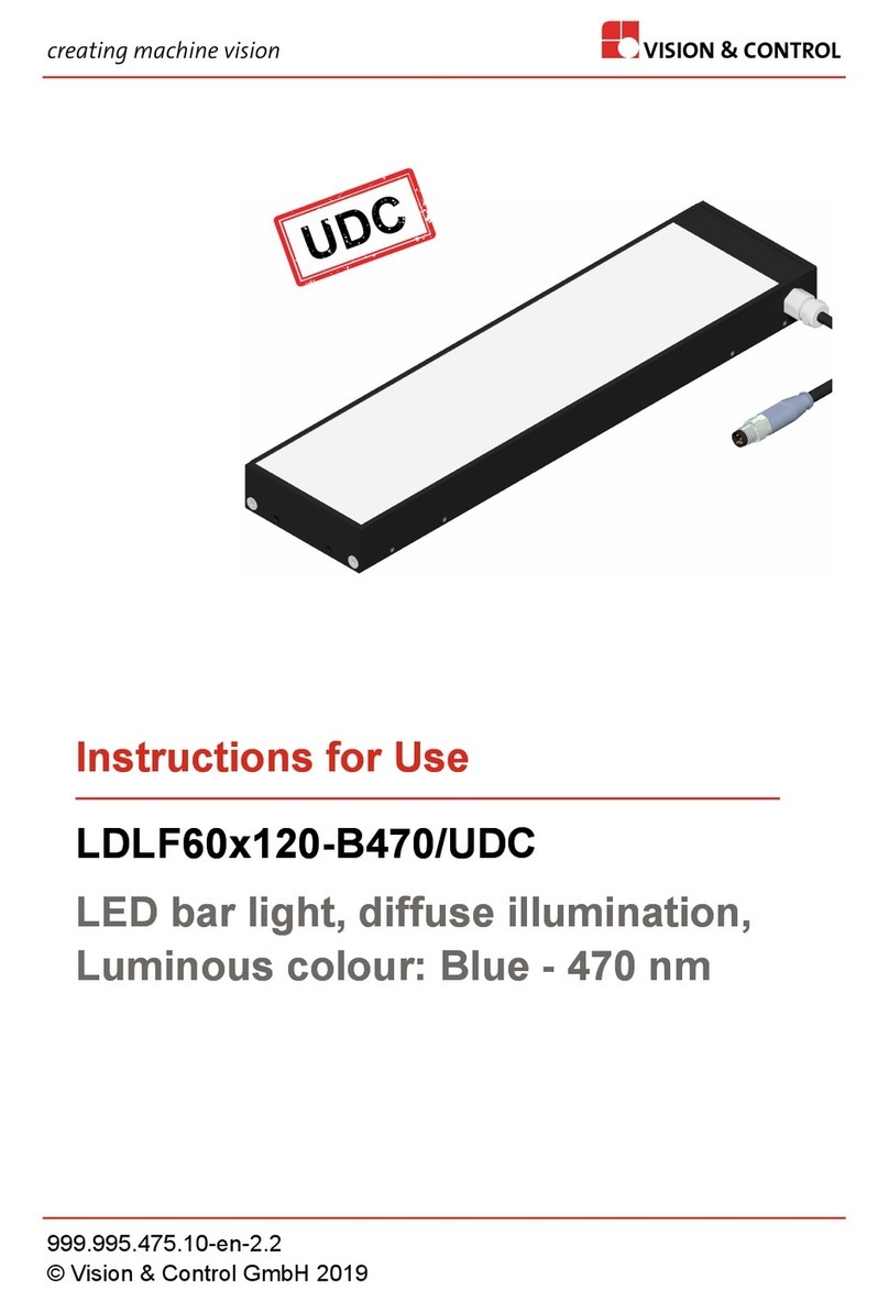Vision & Control LDLF60x120-B470/UDC Instructions for use