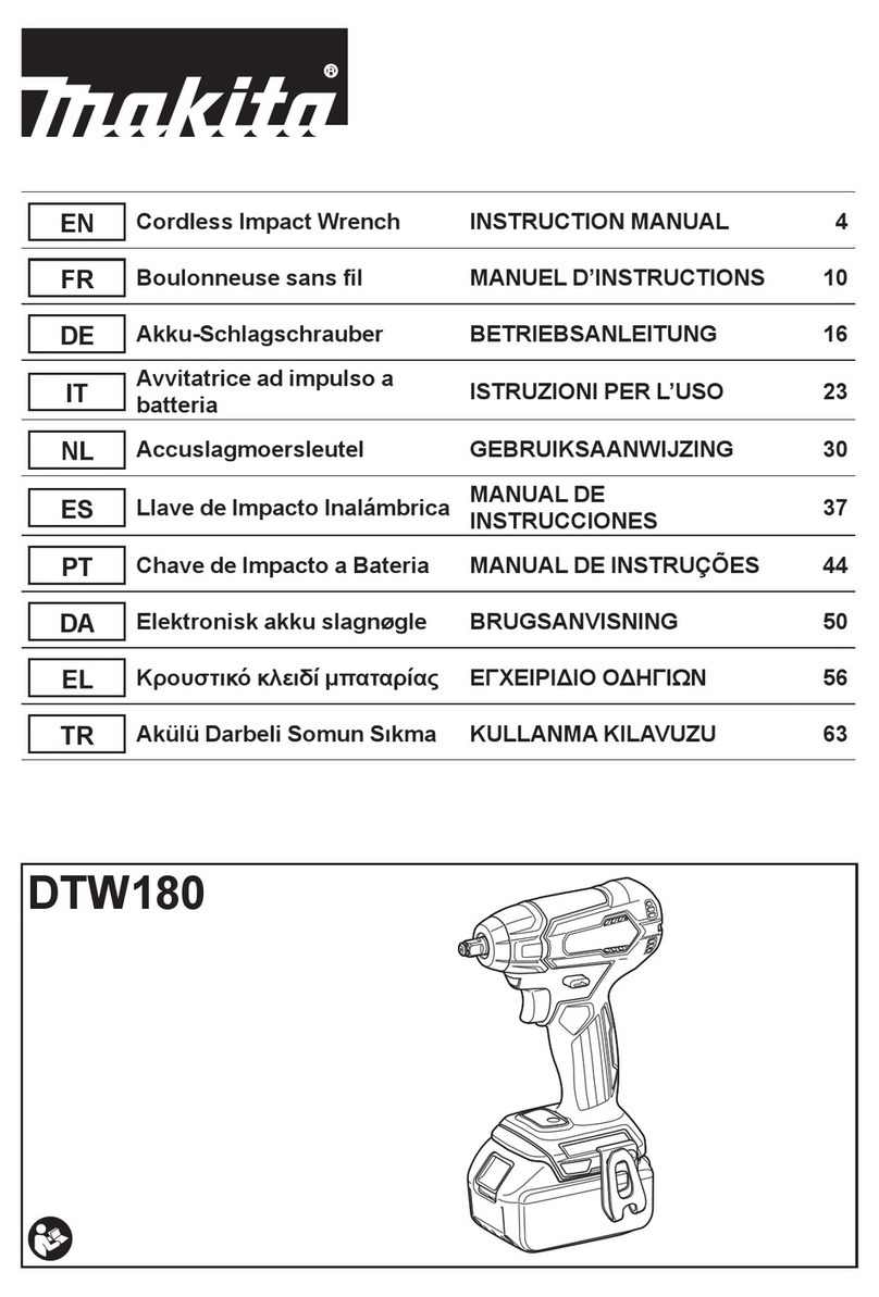Makita DTW180RTJ User manual