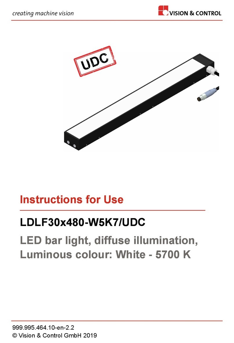 Vision & Control LDLF30x480-W5K7/UDC Instructions for use