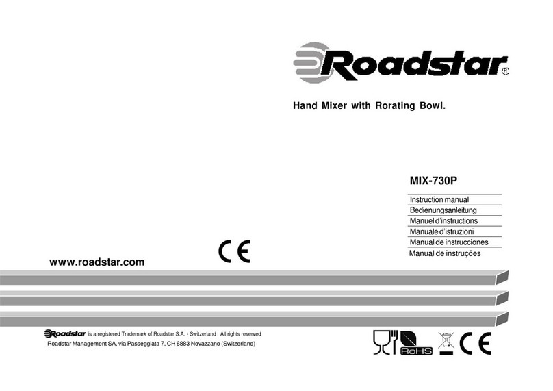 Roadstar MIX-730P User manual