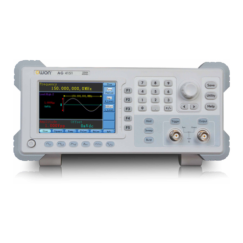 Owon AG4101 User manual