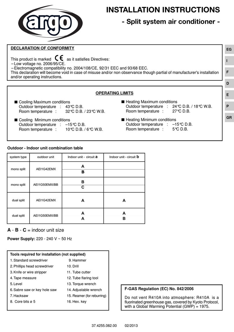 Argo AEI1G50EMX/BB User manual
