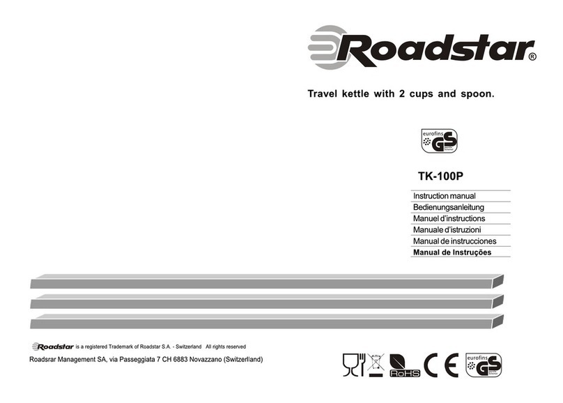 Roadstar TK-100P instruction manual
