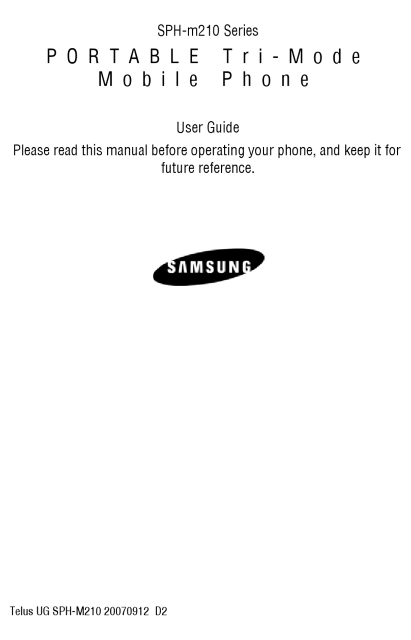 Samsung SPH-m210 Series User manual