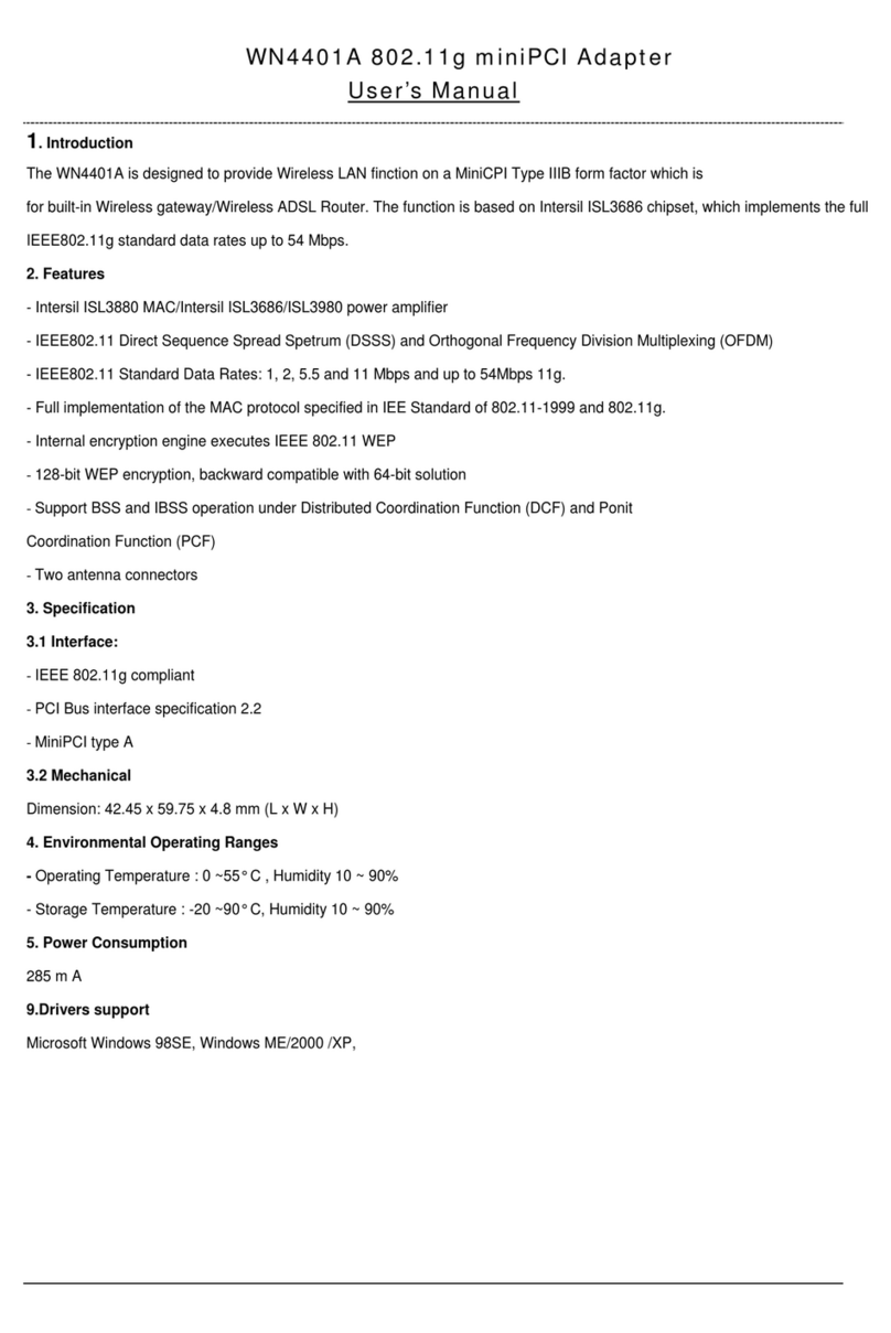 Arcadyan WN4401A user manual