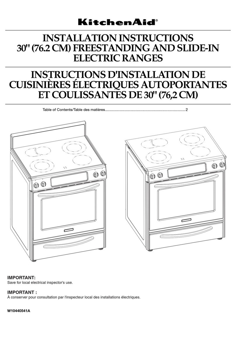 KitchenAid KERS807SBL User manual