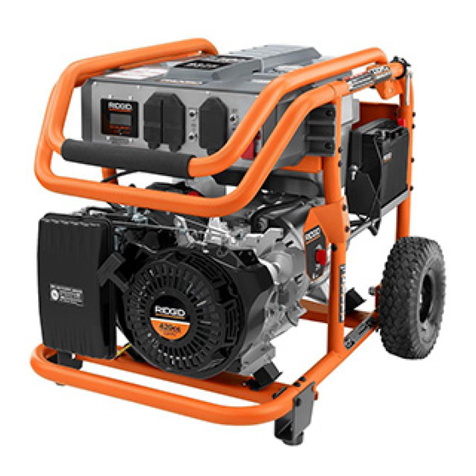 RIDGID RD907500P Operator's manual
