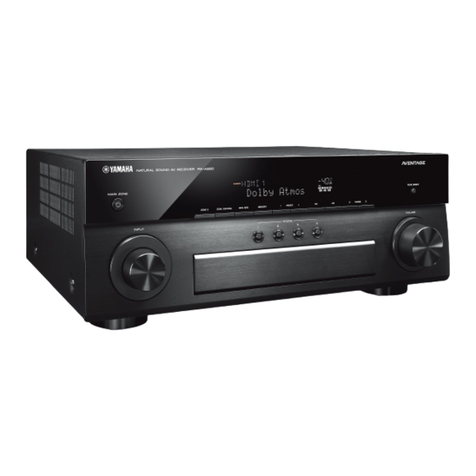 Yamaha AVENTAGE RXA880BL owner's manual