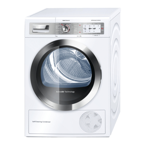 Bosch WTY888W9GR Installation and operating instructions