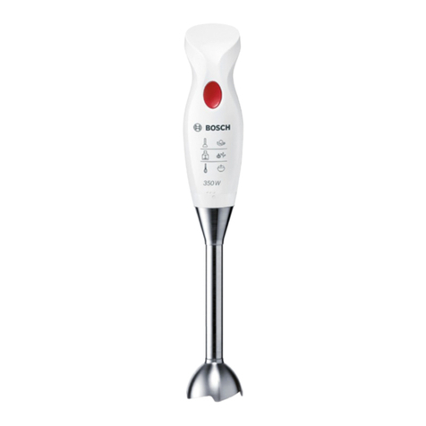 Bosch MSM6B KL Series User manual