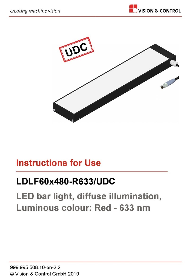 Vision & Control LDLF60x480-R633/UDC User manual Vision & Control LDLF60x480-R633/UDC User manual
