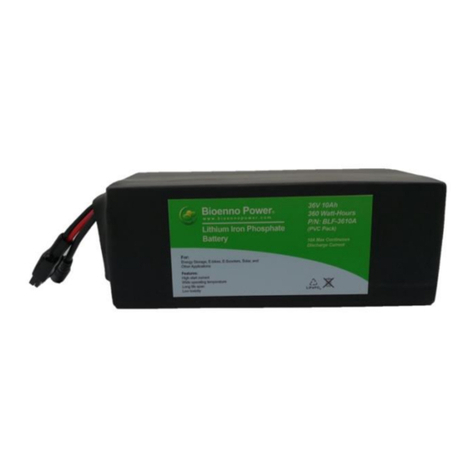Bioenno Power BLF-3610A User manual