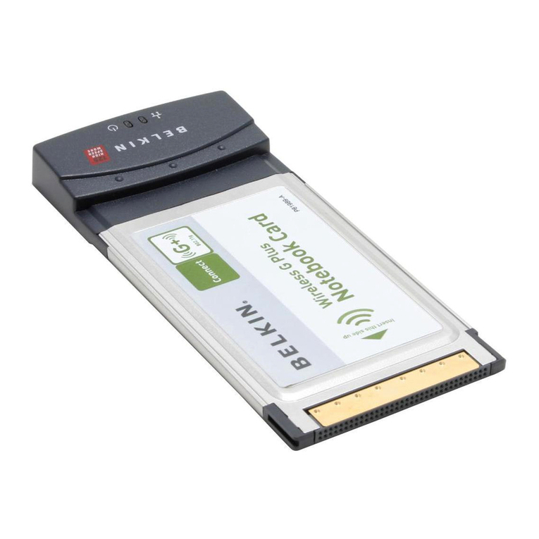 Belkin F5D7011 user manual