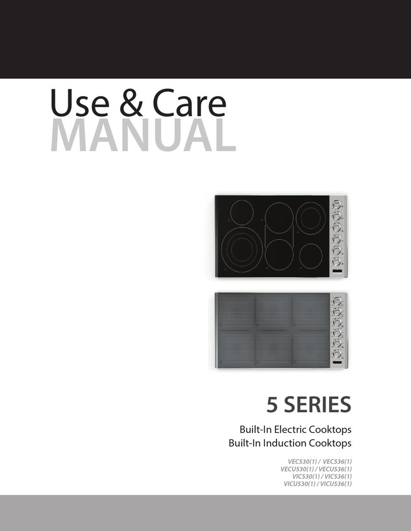 Viking Range VEC530 Use & care manual