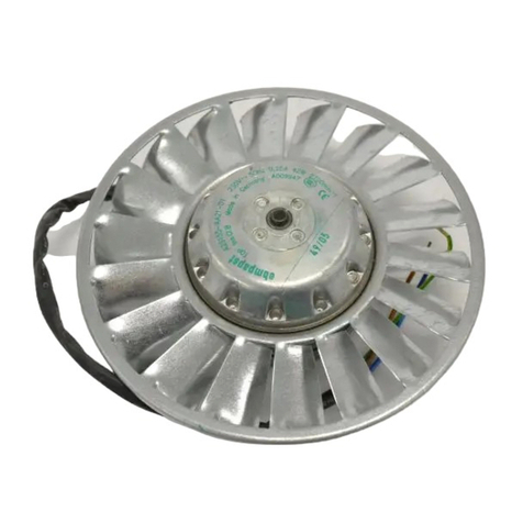 Ebmpapst A2S155-AA21-01 User manual