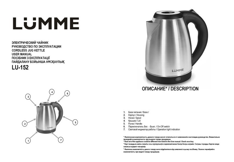 Lumme LU-152 User manual
