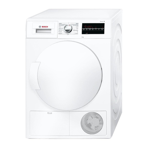 Bosch WTG84260EE Installation and operating instructions
