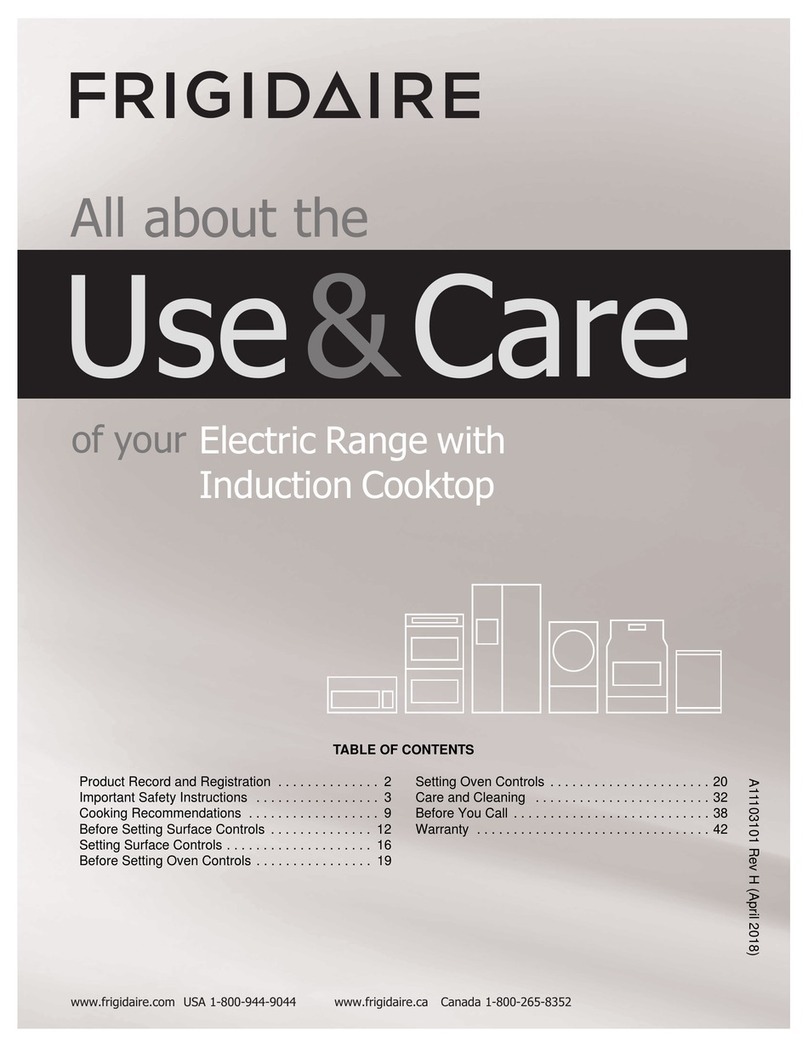 Frigidaire FGIF3036TFE Use & care guide