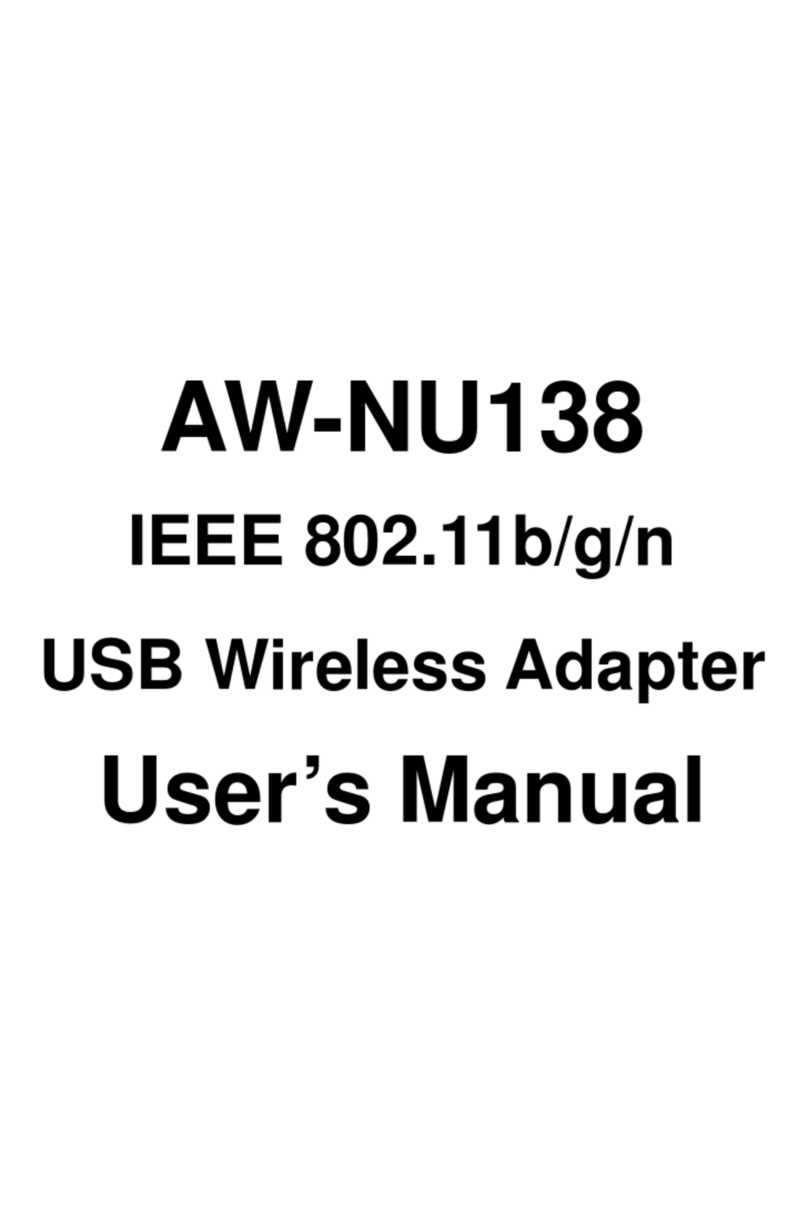AzureWave AW-NU138 user manual