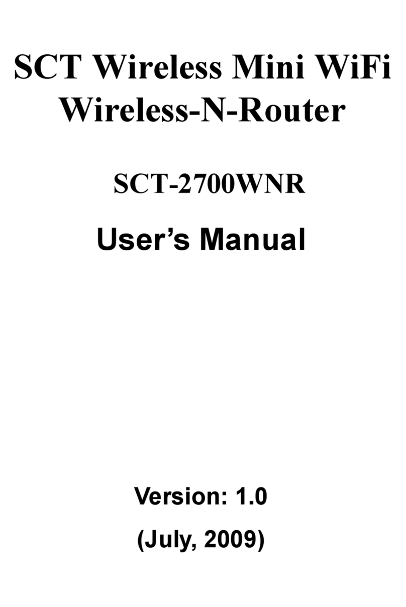 SCT SCT-2700WNR user manual