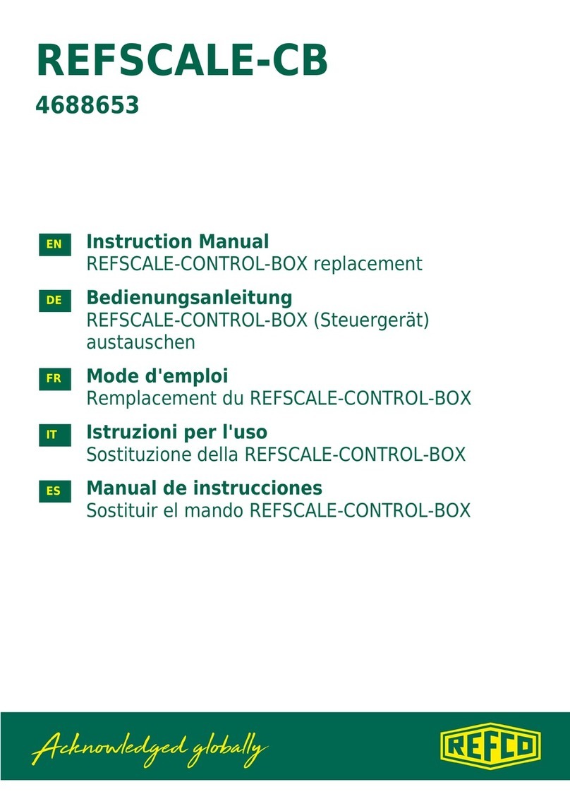 Refco REFSCALE-CB instruction manual Refco REFSCALE-CB instruction manual