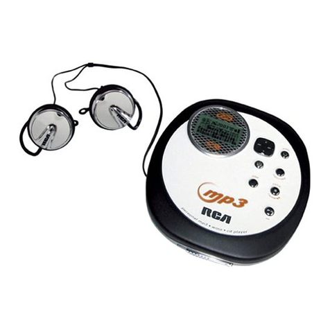 RCA THOMSON RP2480 User manual RCA THOMSON RP2480 User manual