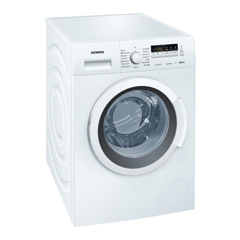 Siemens WM10K200ME Specification sheet