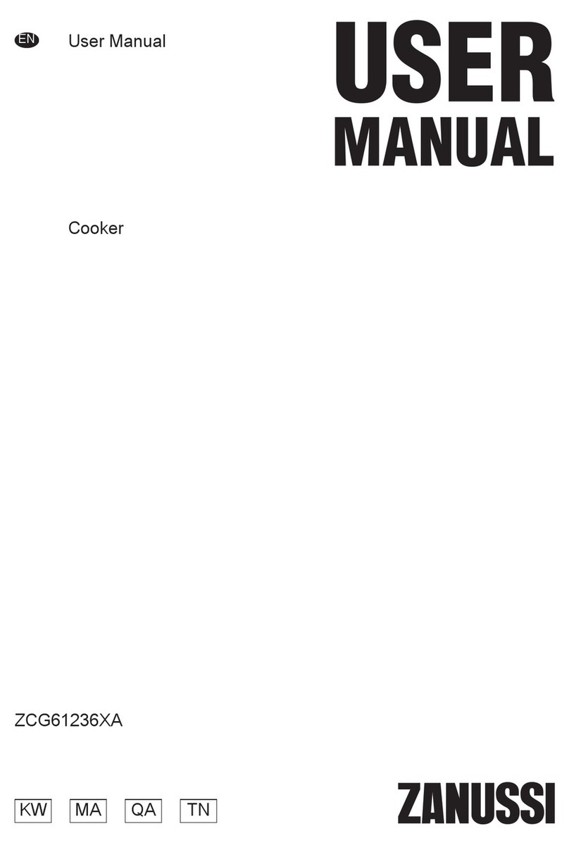 Zanussi ZCG61236XA user manual Zanussi ZCG61236XA user manual