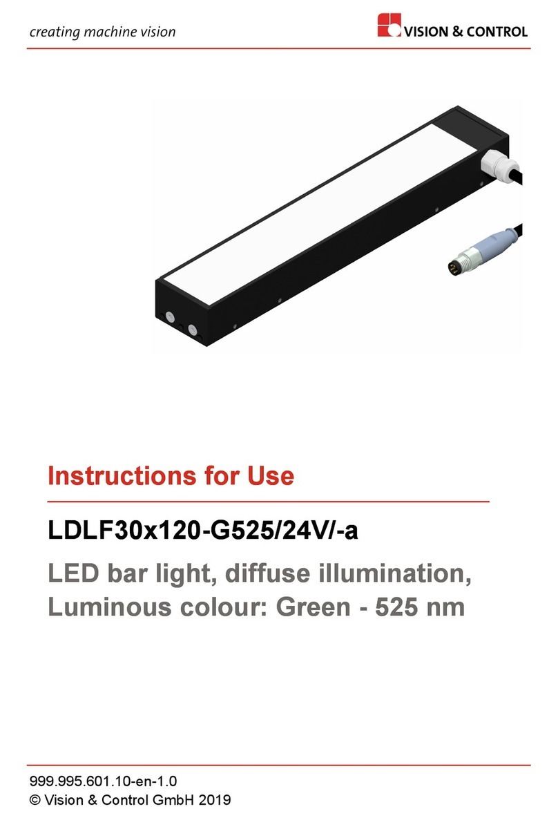 Vision & Control LDLF30x120-G525/24V/-a User manual Vision & Control LDLF30x120-G525/24V/-a User manual