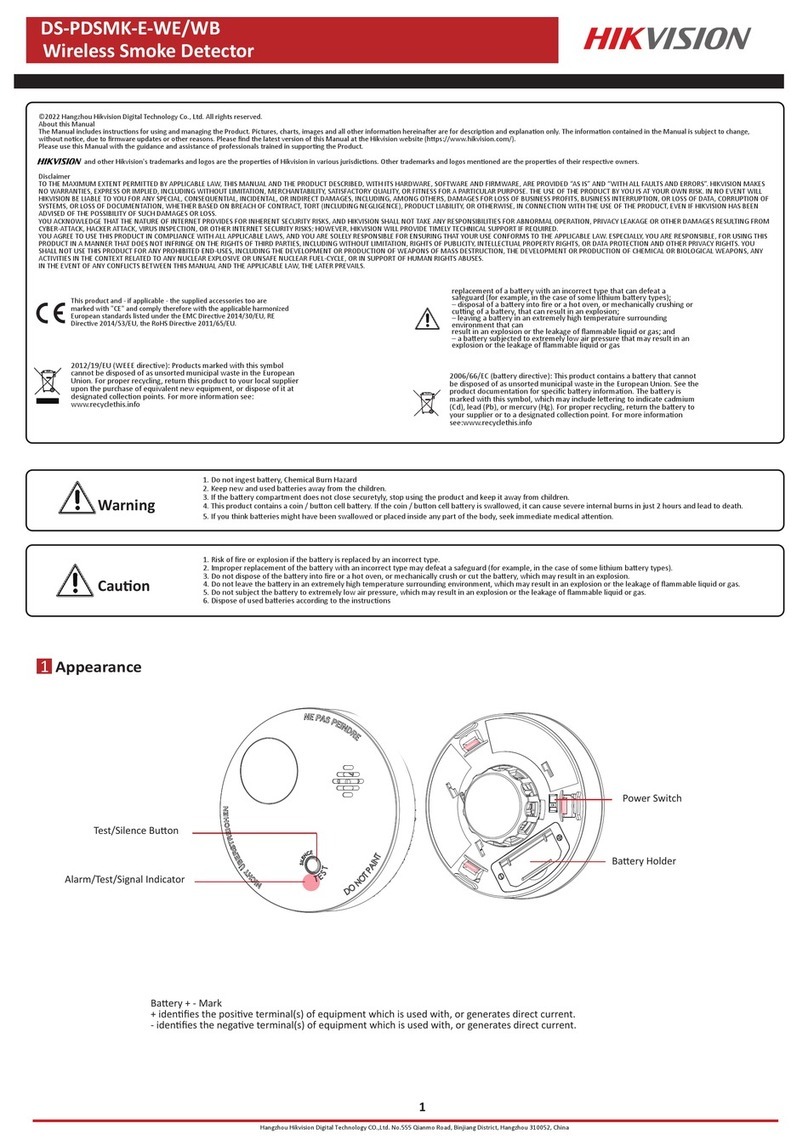 HIK VISION DS-PDSMK-E-WE quick start guide