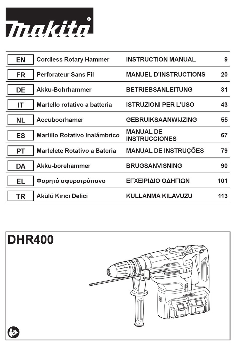 Makita DHR400 instruction manual