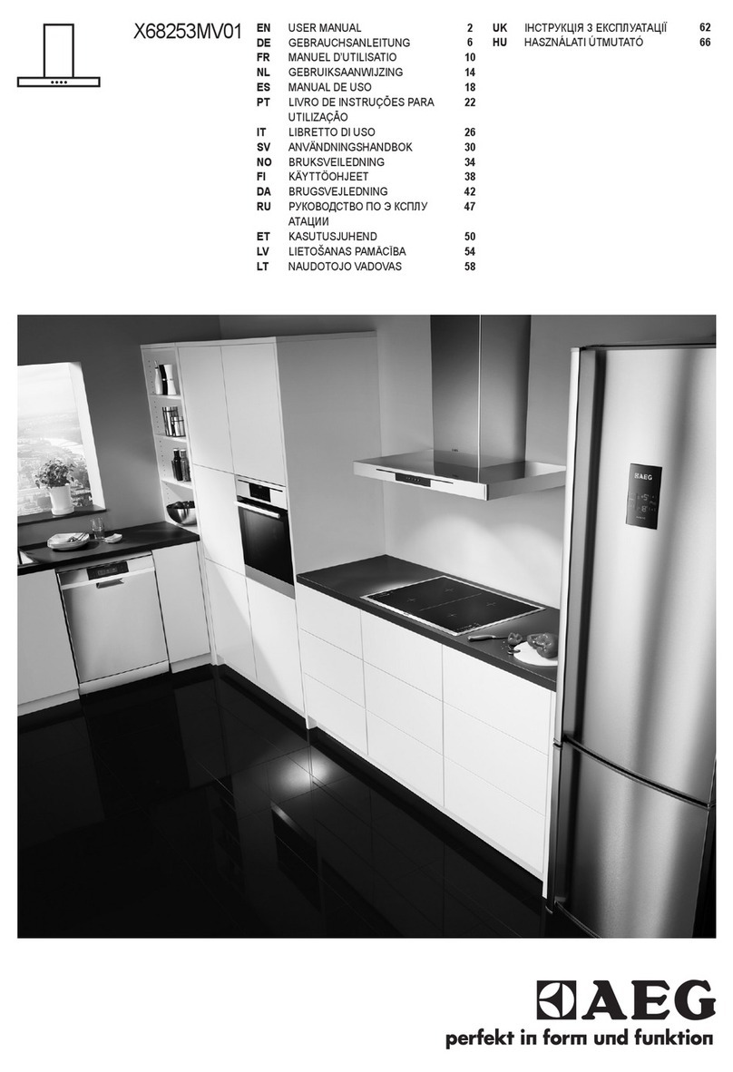 AEG X68253MV01 User manual