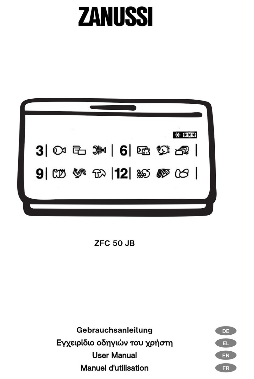 Zanussi ZFC 50 JB user manual