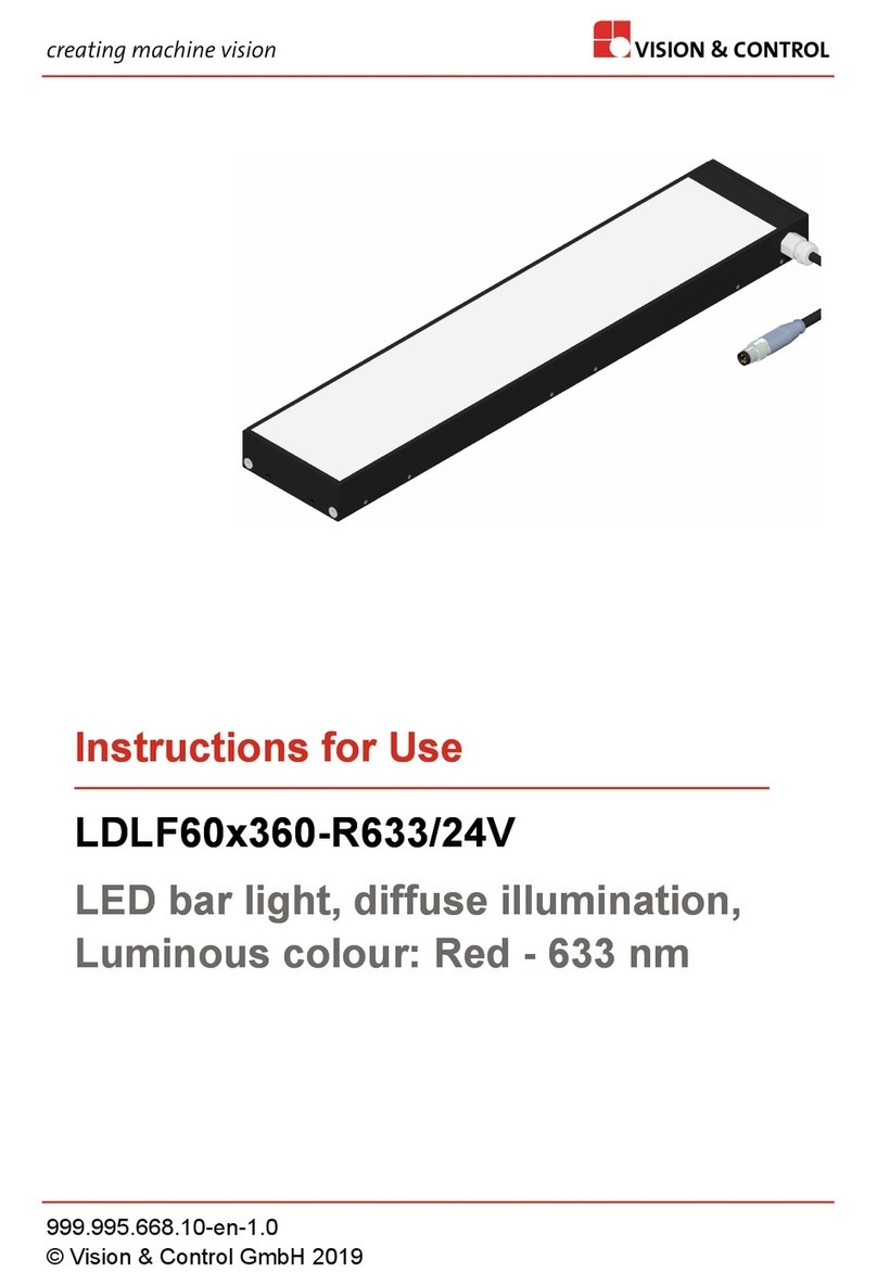 Vision & Control LDLF60x360-R633/24V User manual