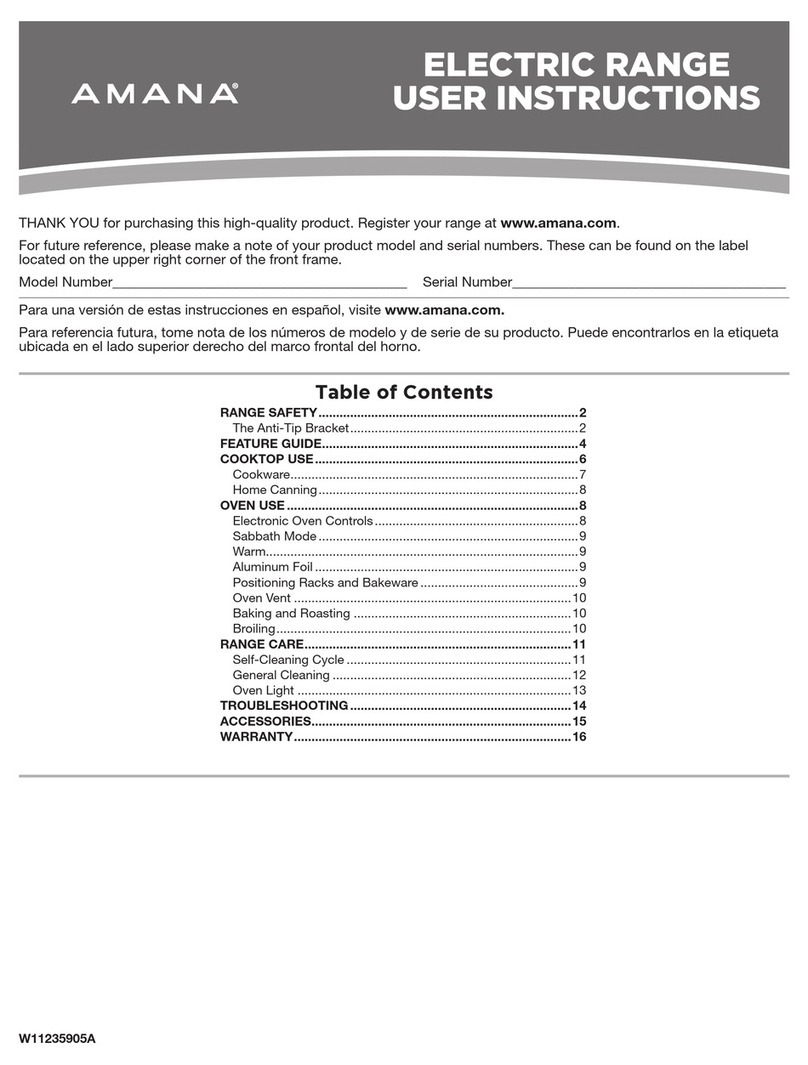 Amana ACR4503SFW4 User manual