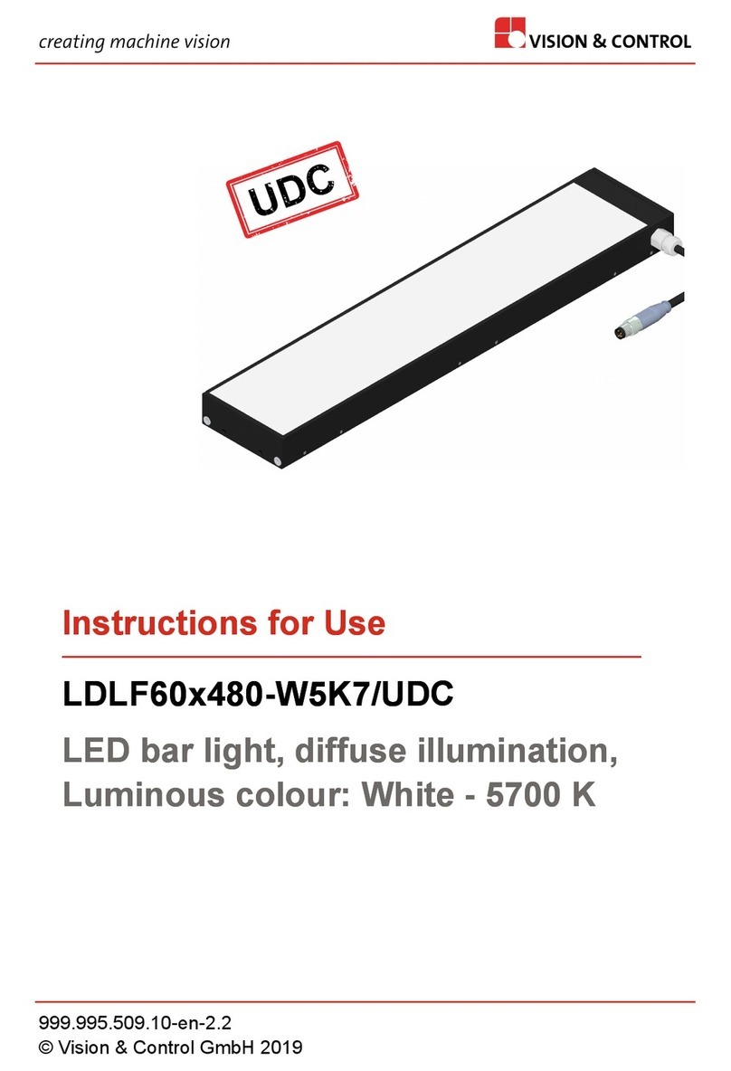 Vision & Control LDLF60x480-W5K7/UDC User manual