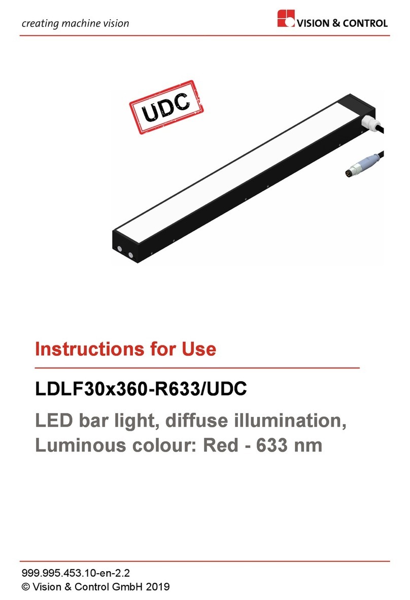 Vision & Control LDLF30x360-R633/UDC User manual