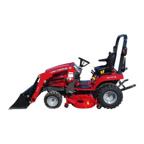 MASSEY FERGUSON GC1705 Operation manual
